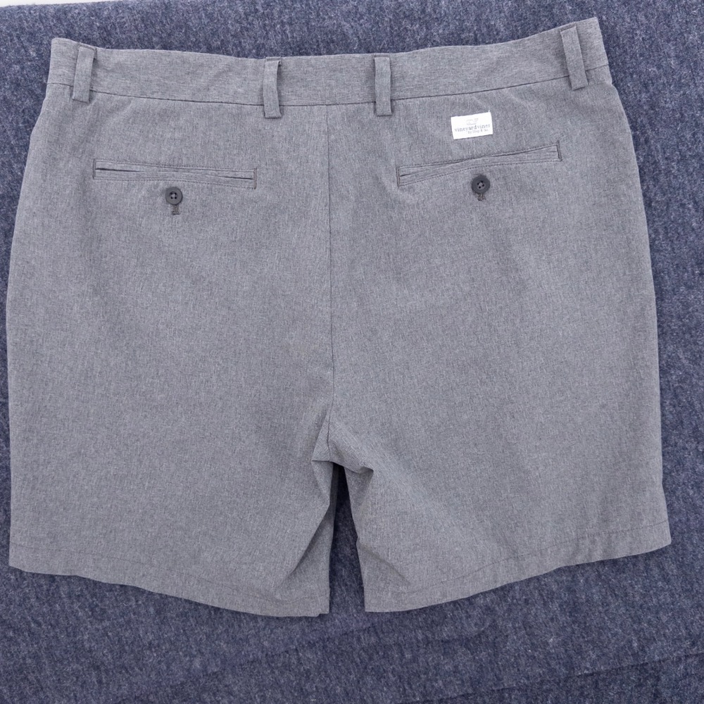 Vineyard Vines Performance Breaker Shorts Mens 38 Gray Stretch Excellent - Picture 2 of 8